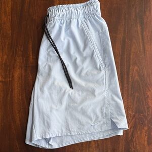 Nike Men’s Dry-Fit 7” Versatile Unlined Athletic Shorts, Light Blue, Medium
